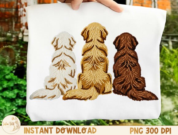 Golden Retriever Embroidery PNG Review