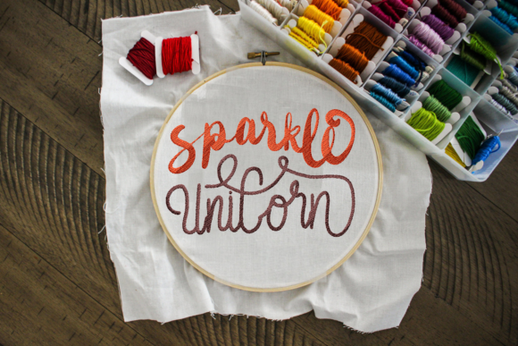 Sparkle Unicorn Embroidery Review